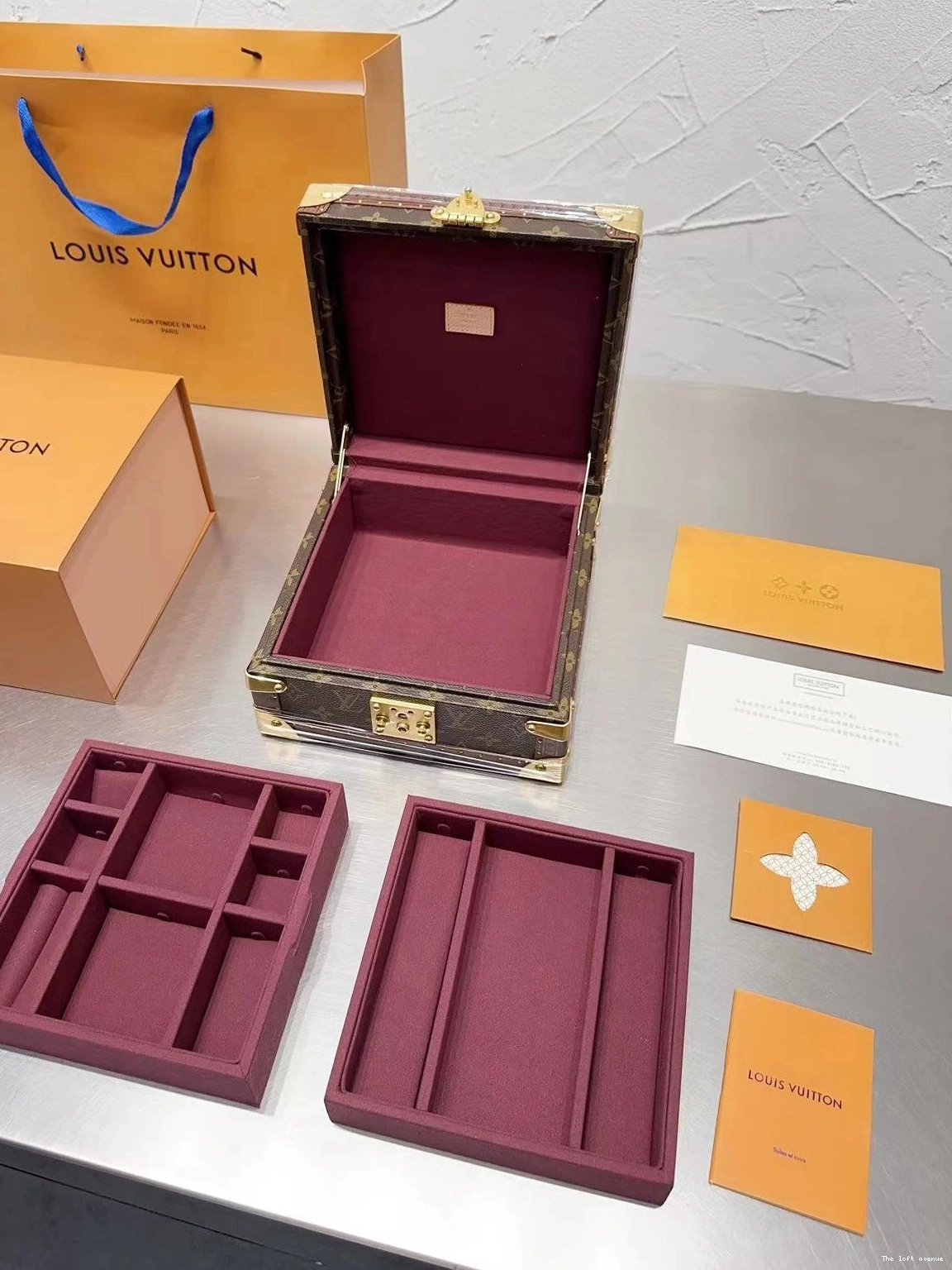 LV BOX CUSTOM JEWELRY 0807